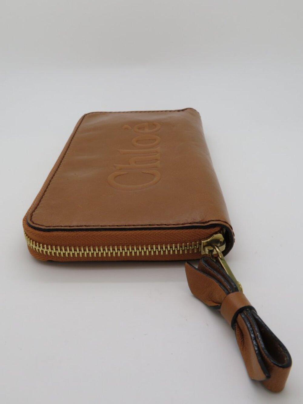 Chloé Nutmeg Brown Sheepskin Leather Wallet - Picture 5 of 16